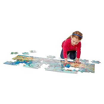 Melissa & Doug 48ピース フロアパズル 海中 Amazon.com: Melissa & Doug Underwater Ocean Floor Puzzle, 48